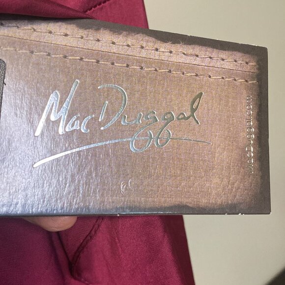 MAC DUGGAL HIGH LOW ONE SHOULDER FLOWY DRESS - Picture 5 of 12